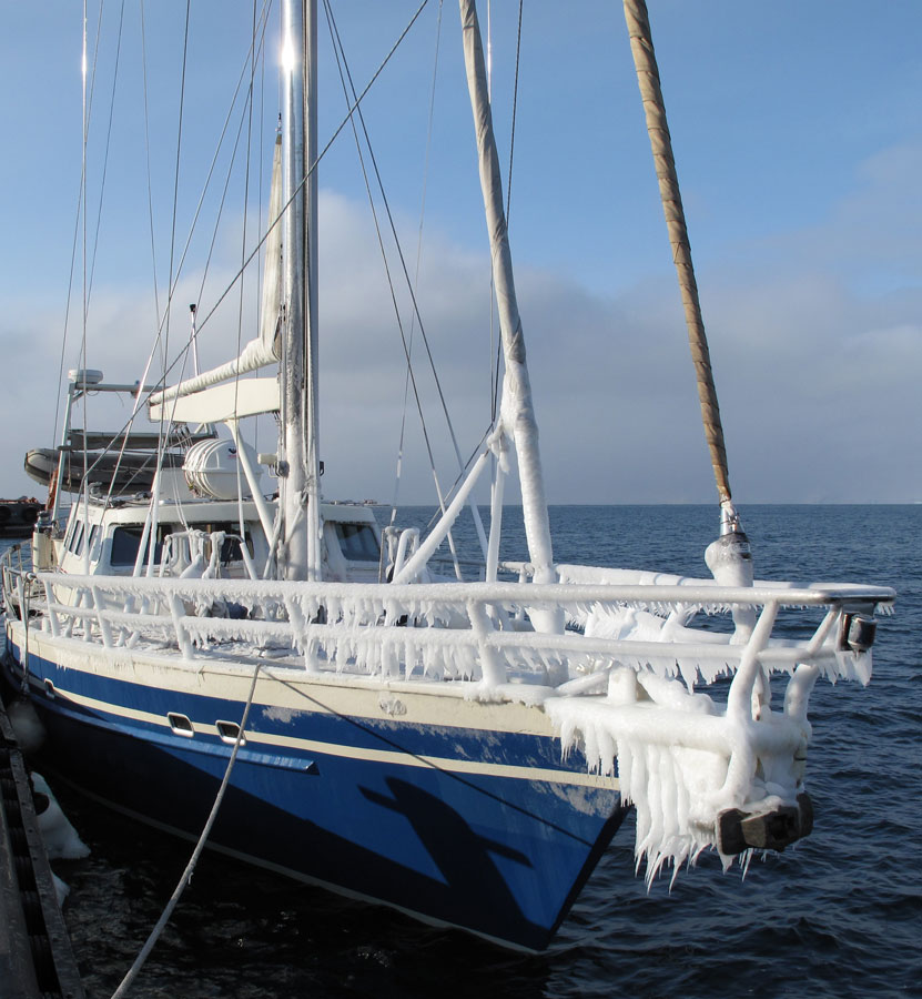 Arctica II is a high comfort strong steel sailboat build for extreme 